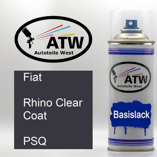 Fiat, Rhino Clear Coat, PSQ: 400ml Sprühdose, von ATW Autoteile West.
